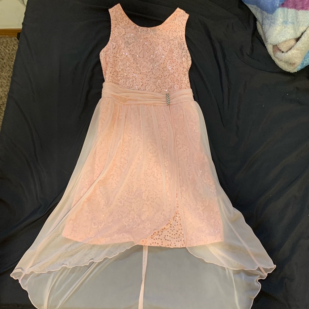 Pink Sequin Dress For Kids